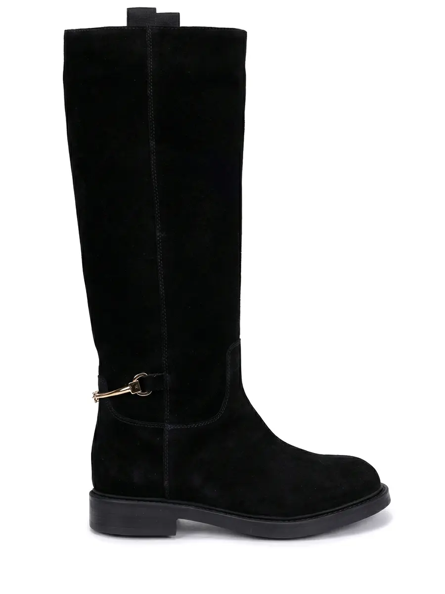 Сапоги замшевые на меху