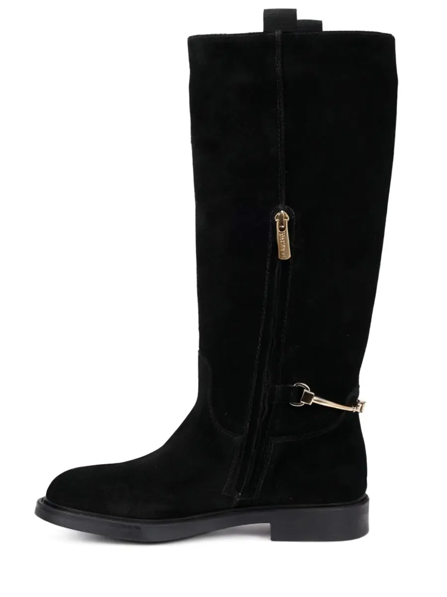 Сапоги замшевые на меху