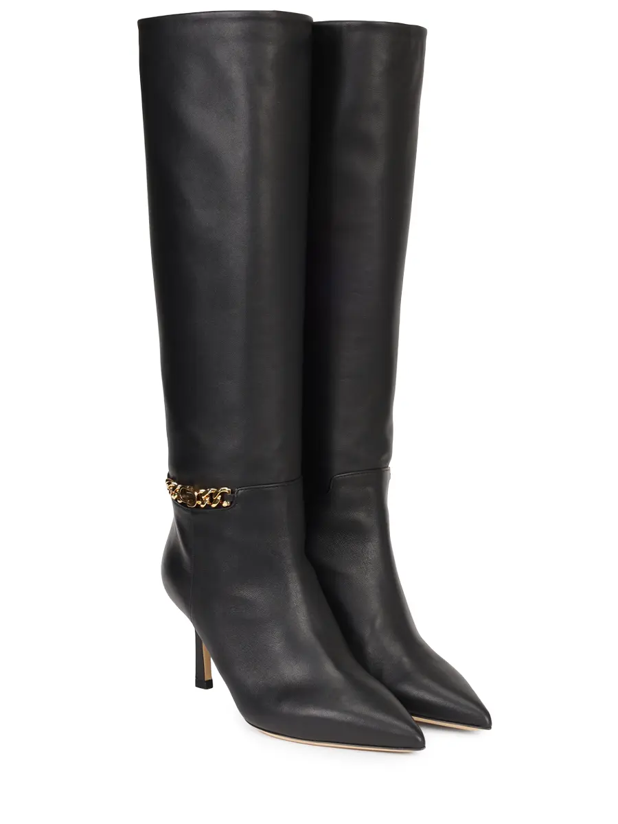 Сапоги кожаные