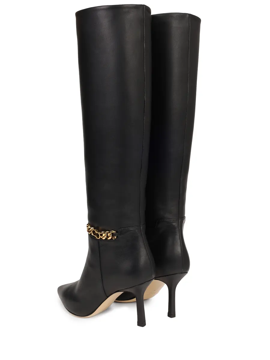 Сапоги кожаные