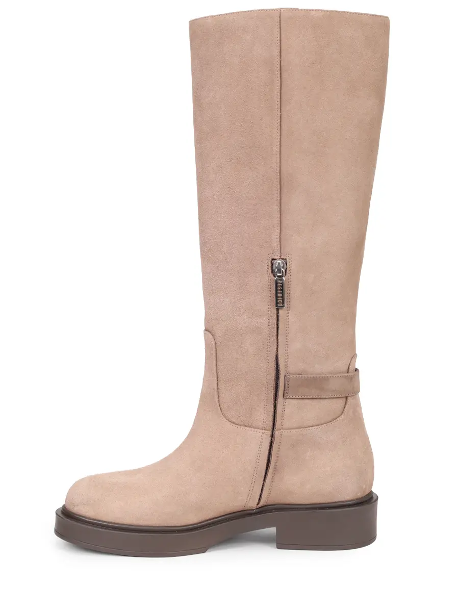 Сапоги замшевые