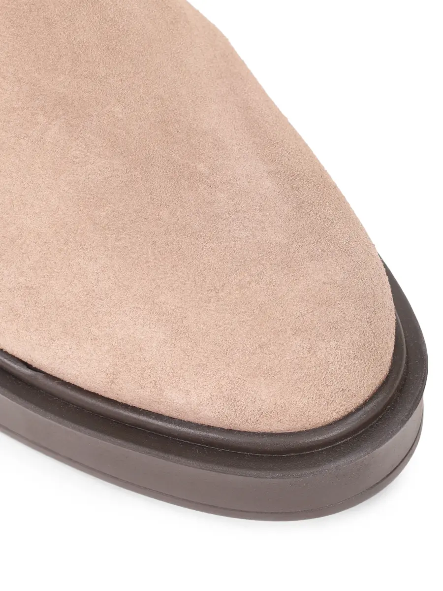 Сапоги замшевые