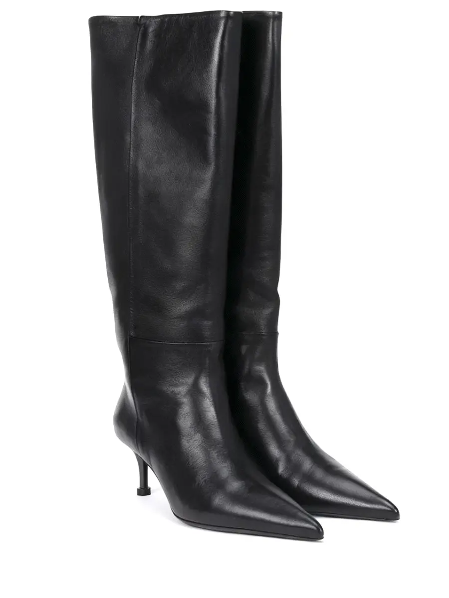 Сапоги кожаные