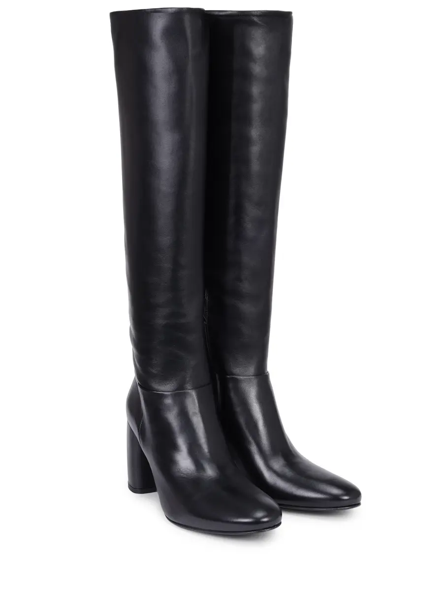 Сапоги кожаные