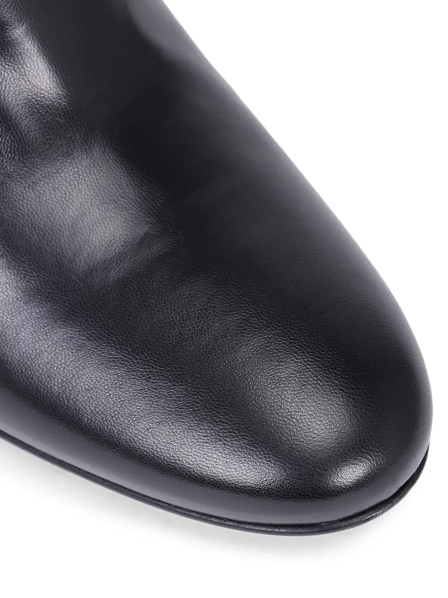 Сапоги кожаные