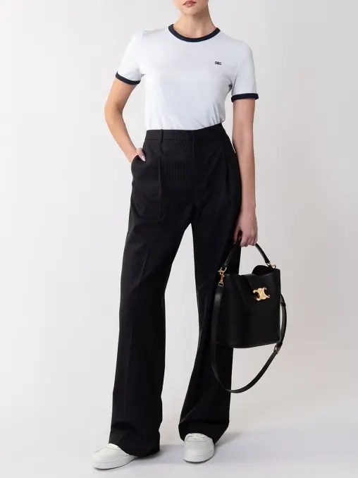 Брюки шерстяные CELINE