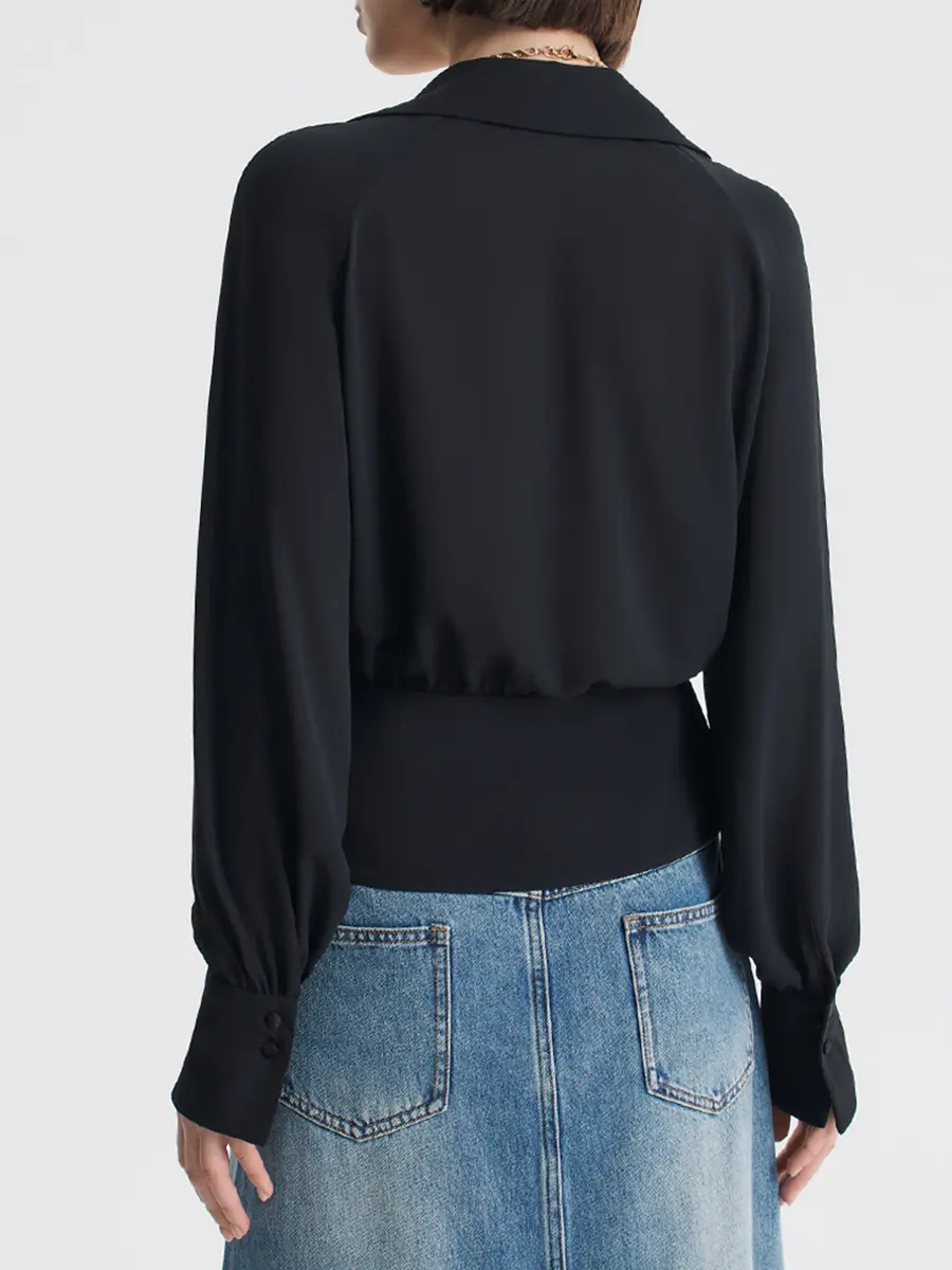 Блуза с баской