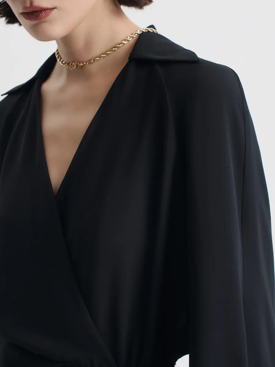 Блуза с баской