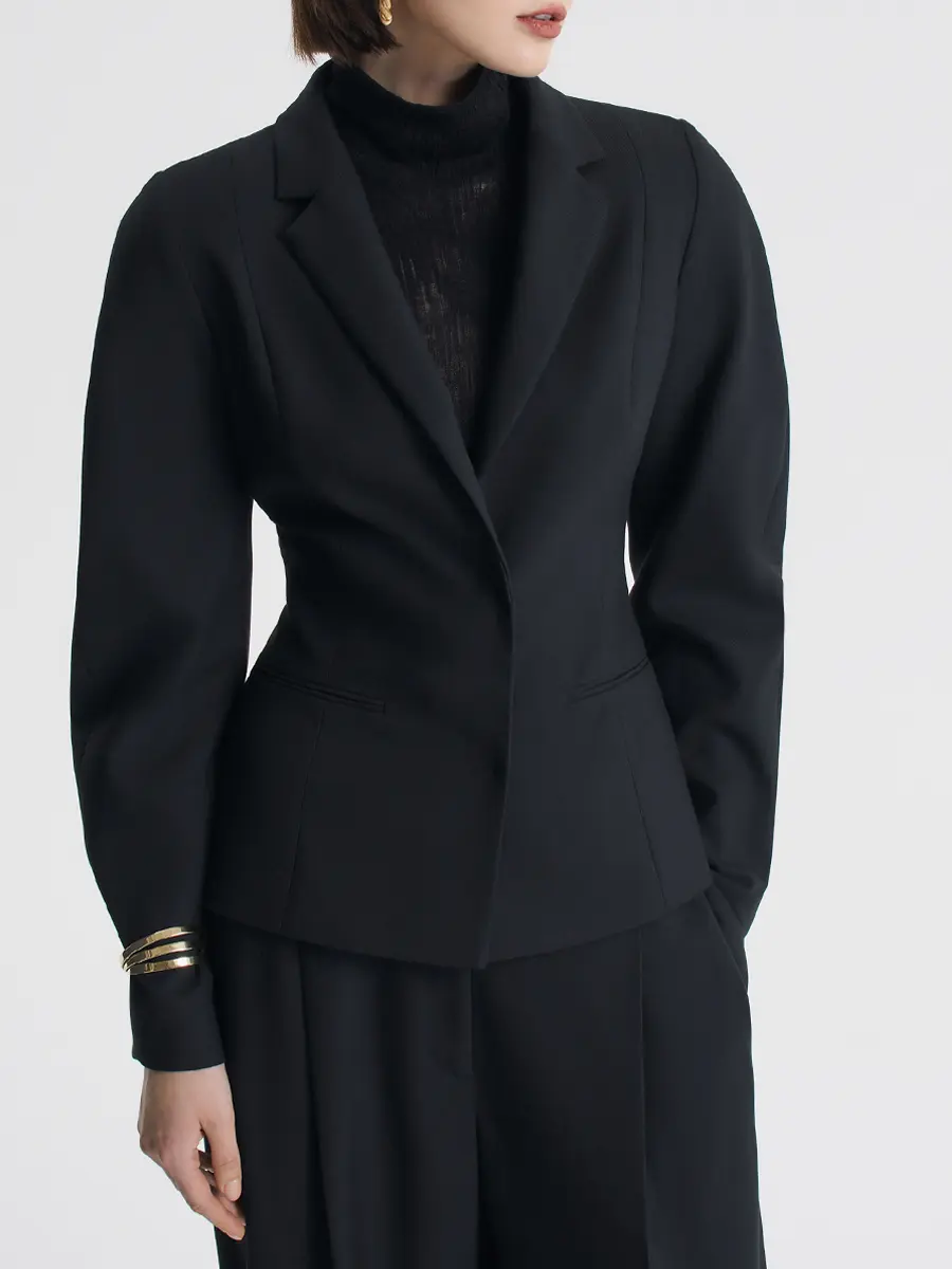 Жакет однотонный