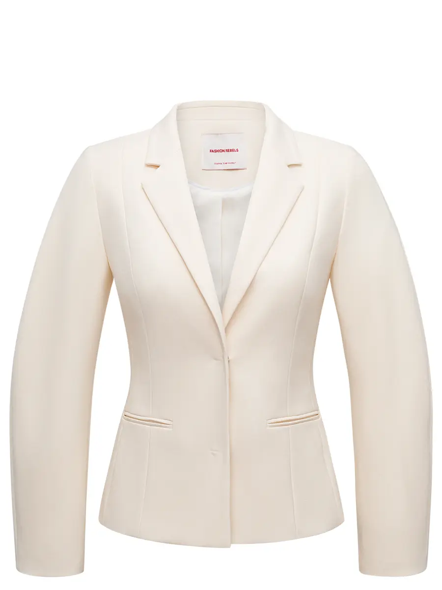 Жакет однотонный