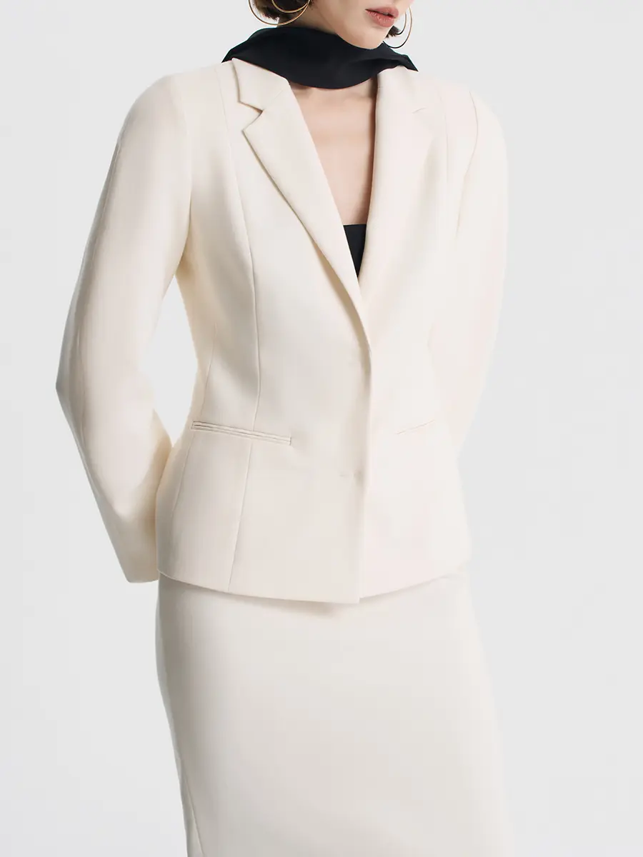 Жакет однотонный