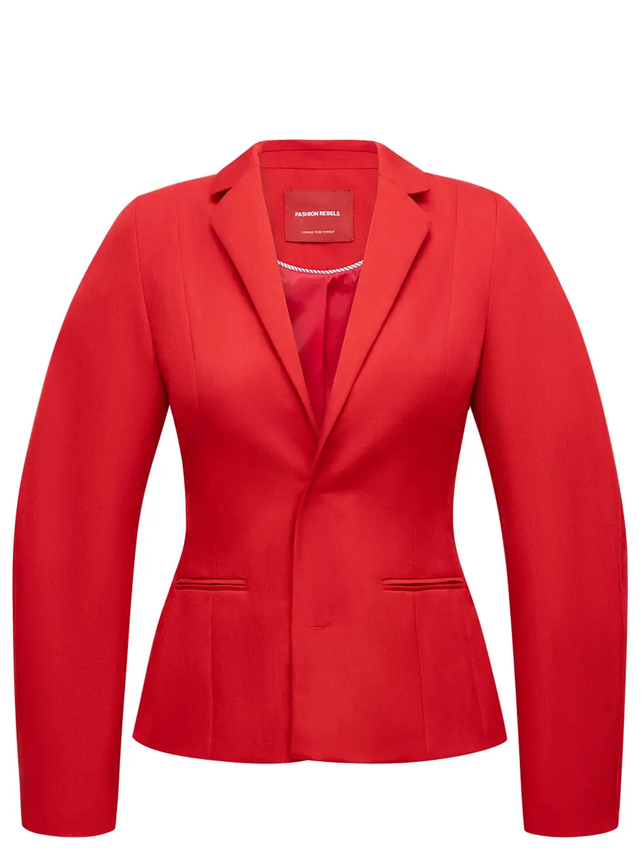 Жакет однотонный