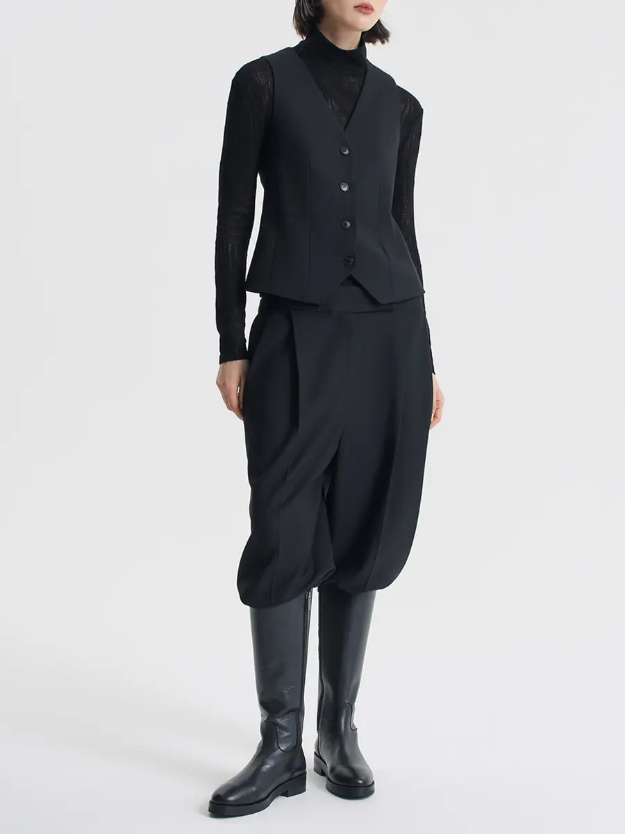 Брюки однотонные