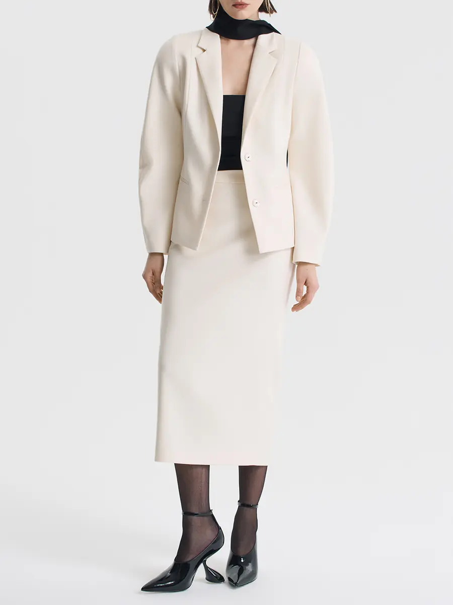 Юбка однотонная