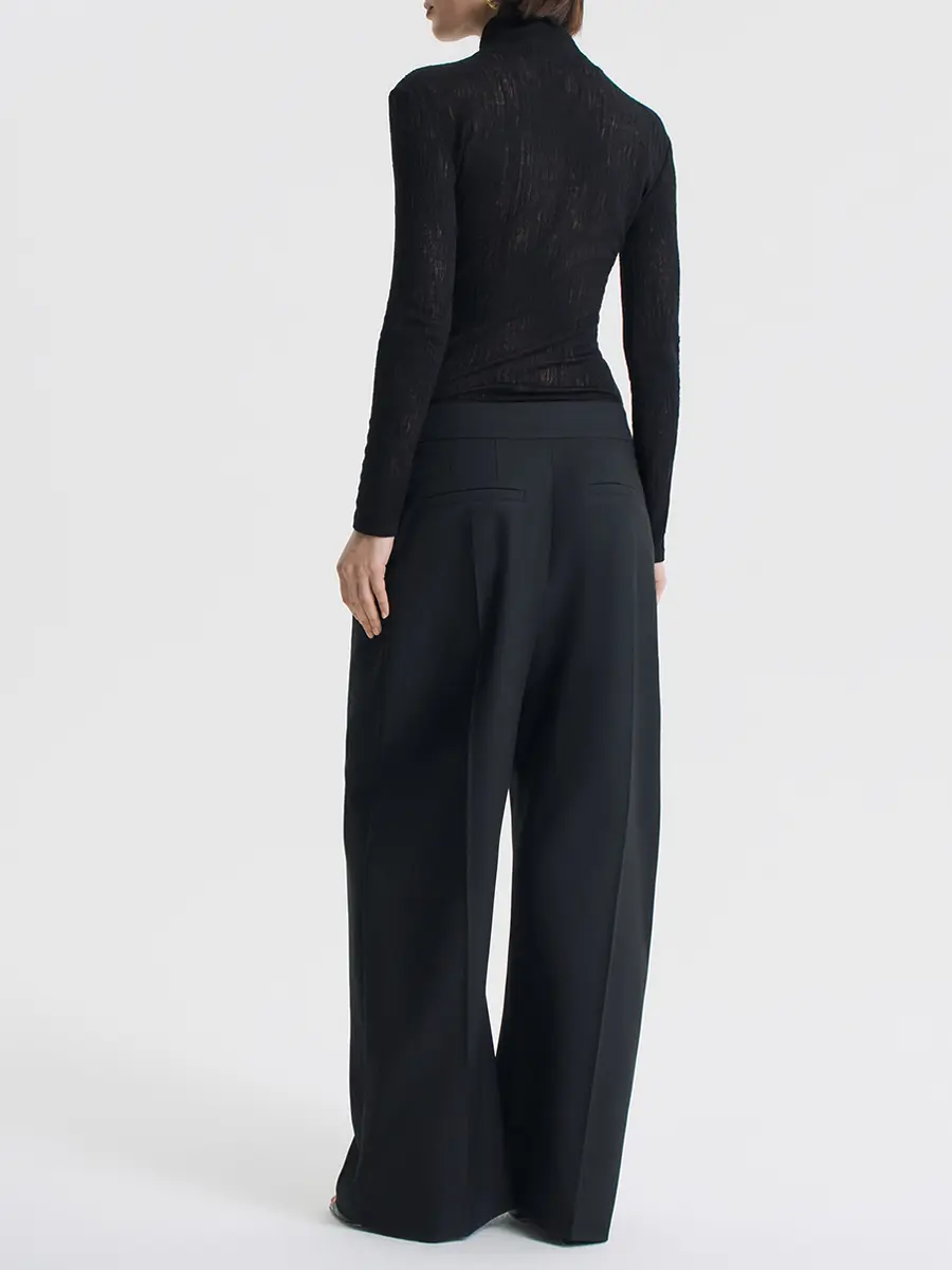 Водолазка однотонная