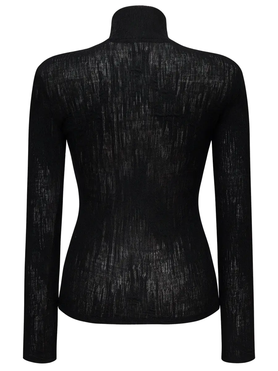 Водолазка однотонная