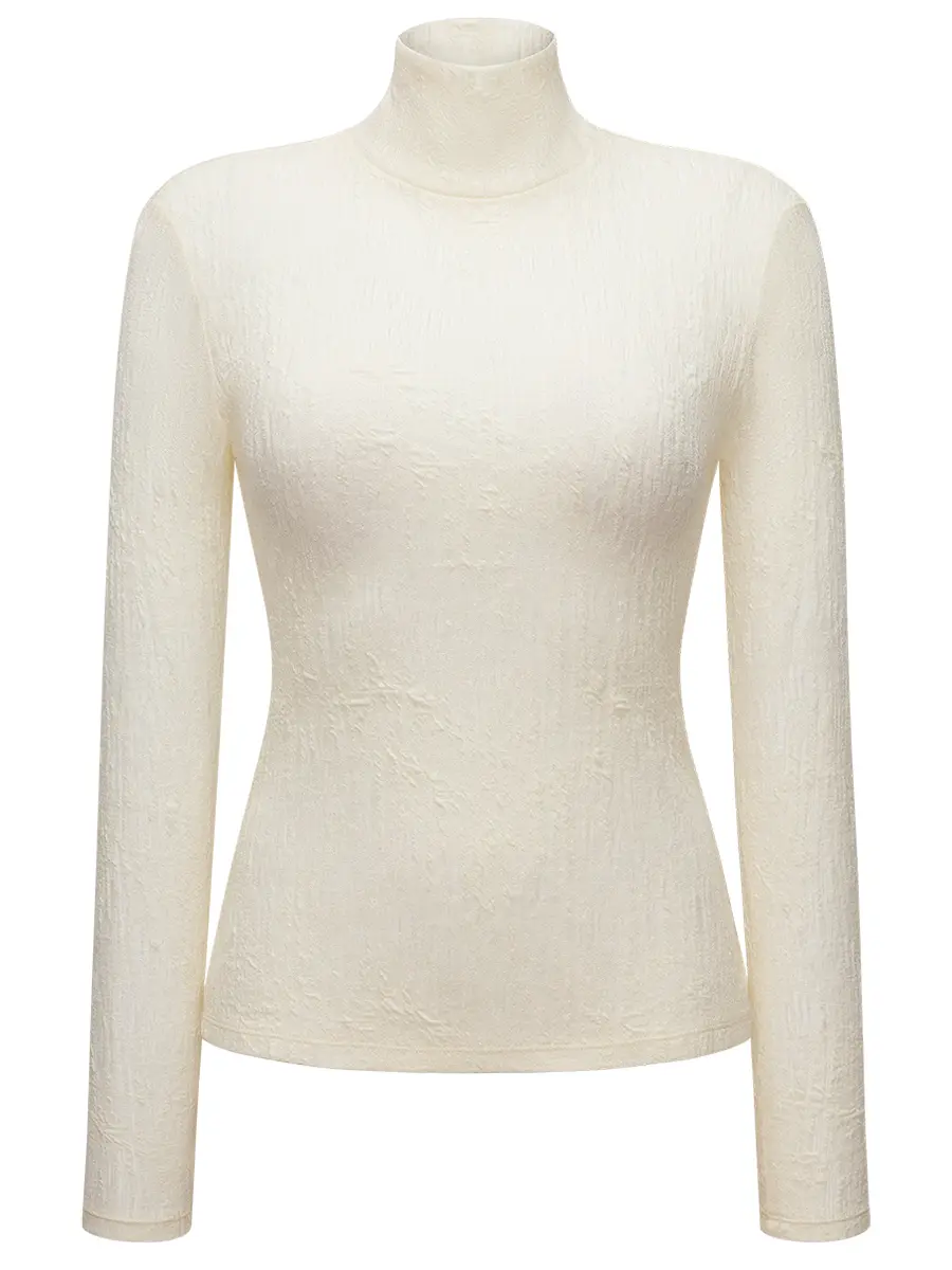 Водолазка однотонная