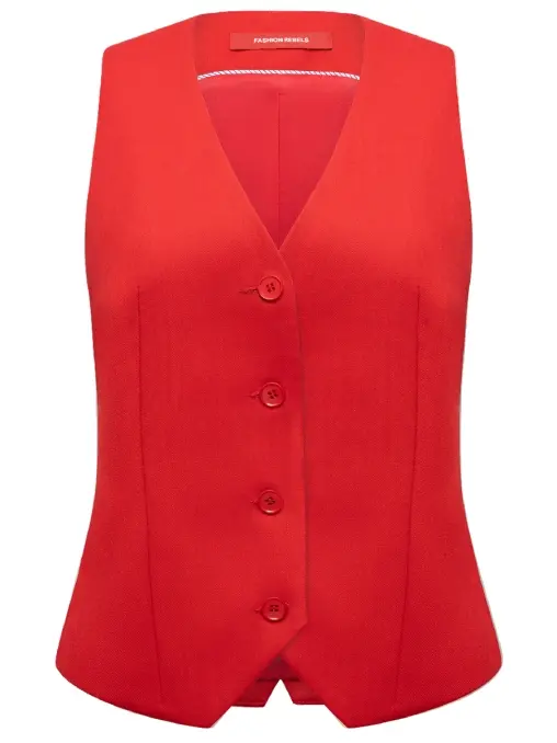 Жилет однотонный FASHION REBELS