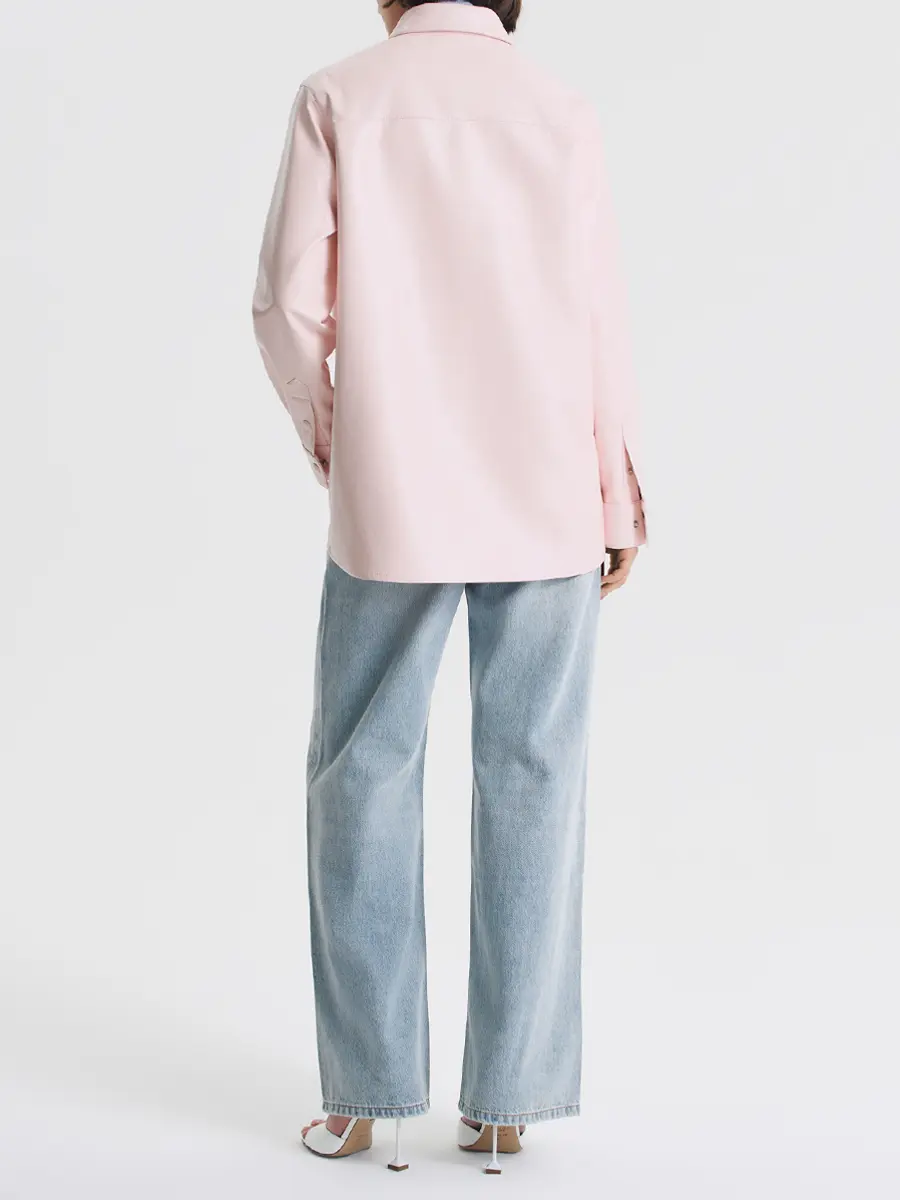 Рубашка из экокожи