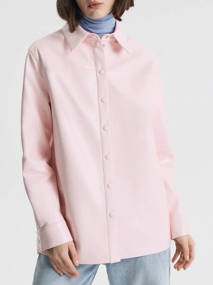 Рубашка из экокожи