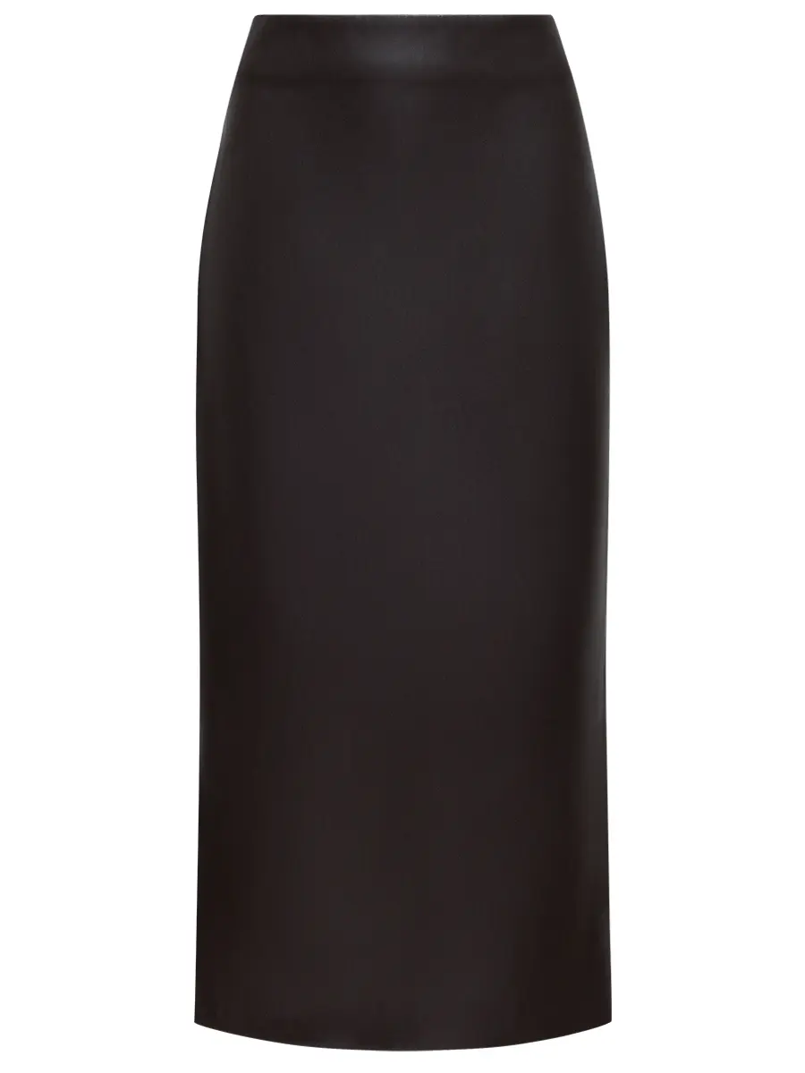 Юбка из экокожи