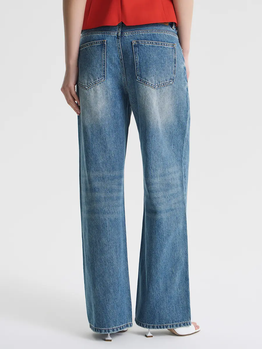 Джинсы хлопковые