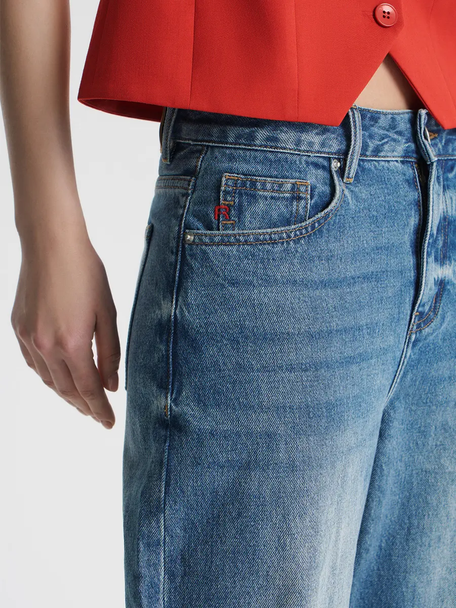 Джинсы хлопковые