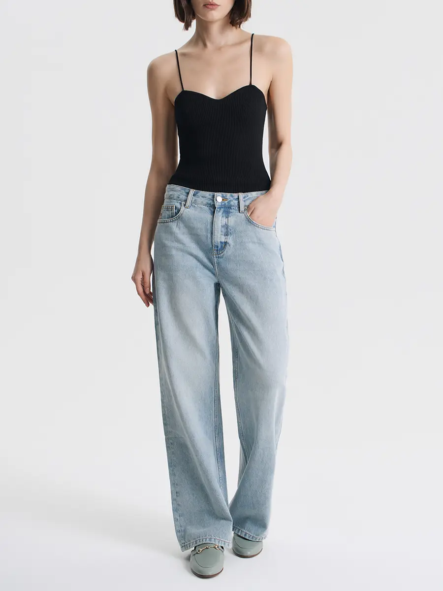 Джинсы хлопковые