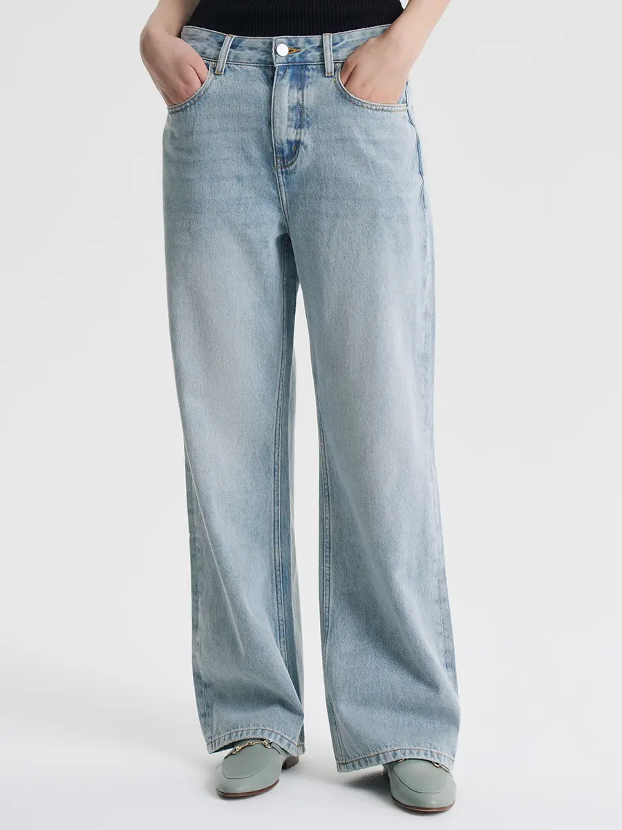 Джинсы хлопковые