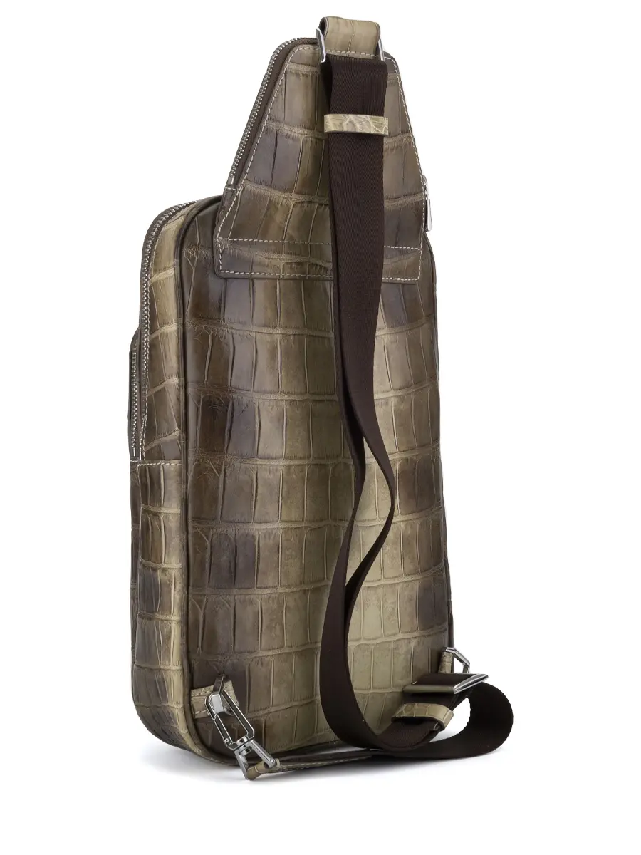 Слинг из кожи крокодила