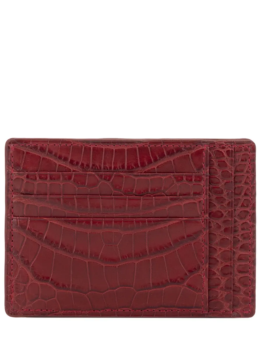 Картхолдер из кожи крокодила