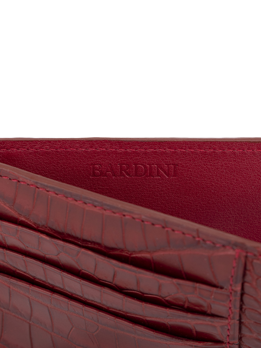 Картхолдер из кожи крокодила