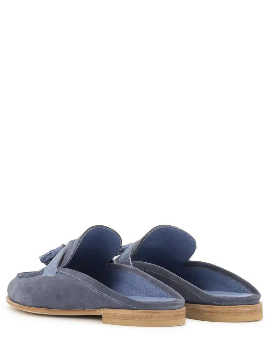 Мюли замшевые