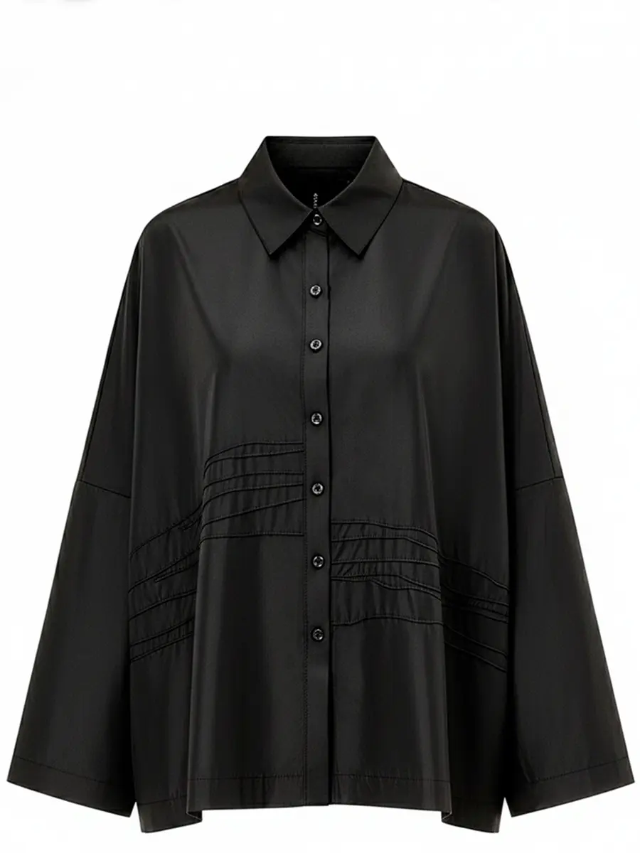 Блуза однотонная