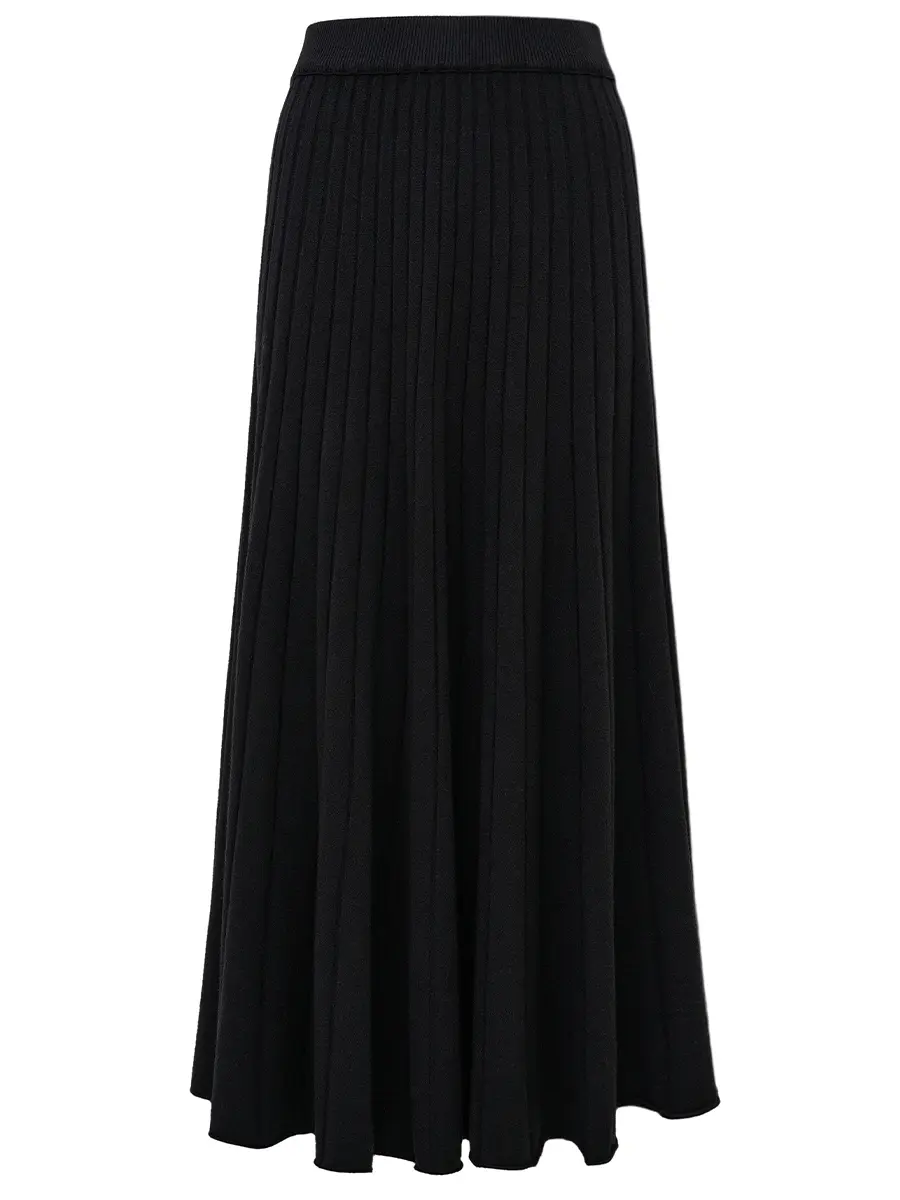 Юбка однотонная coal