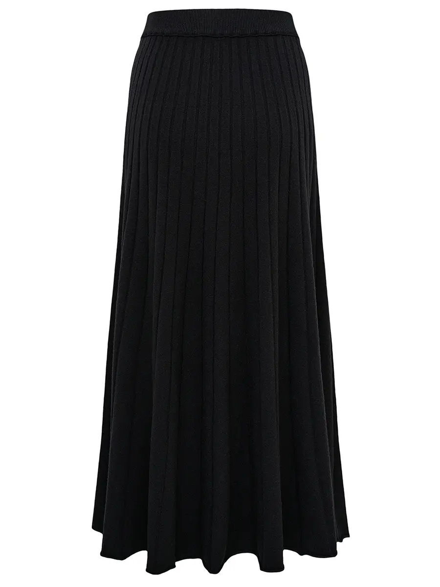 Юбка однотонная coal