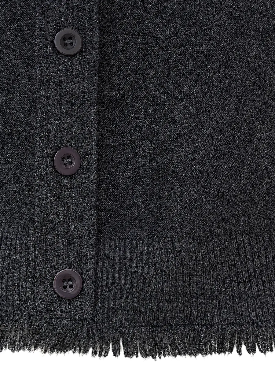 Кардиган шерстяной fog