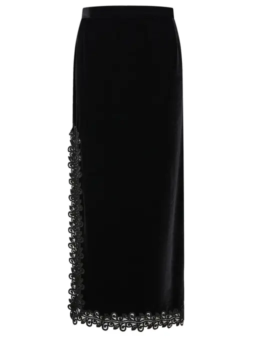 Юбка однотонная velours LORER