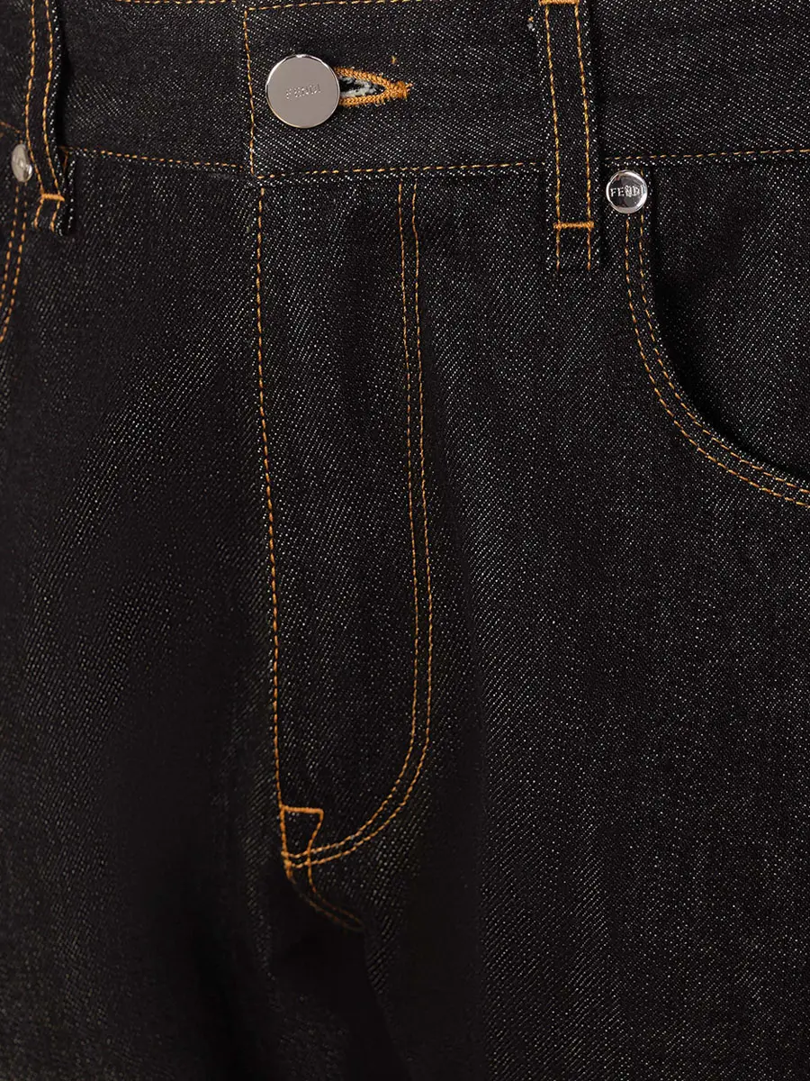 Джинсы хлопковые