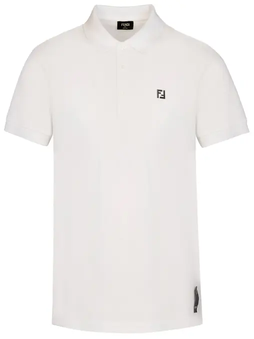 Поло хлопковое FENDI
