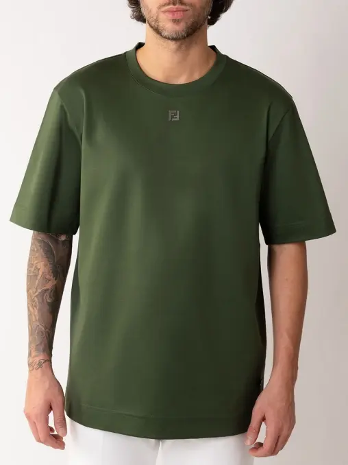 Футболка хлопковая FENDI