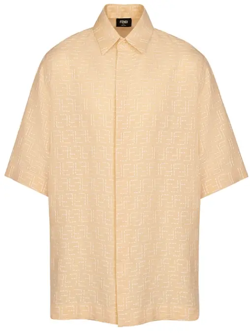 Рубашка льняная FENDI