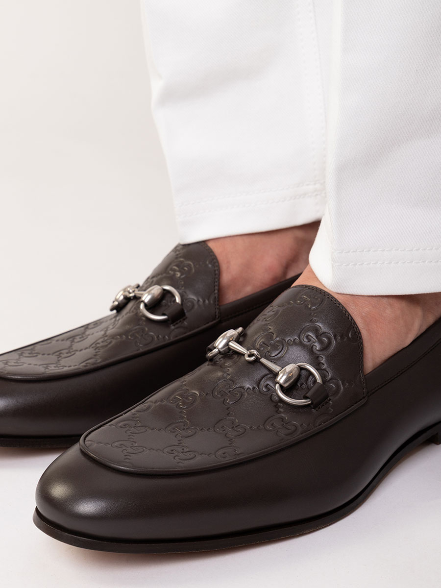 Лоферы кожаные