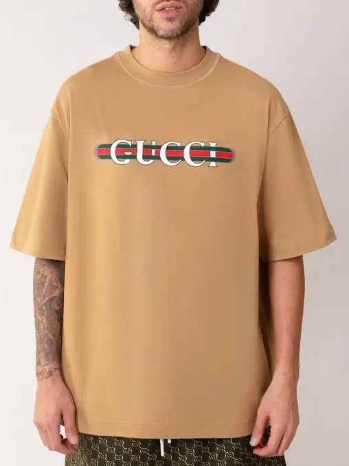 Футболка хлопковая GUCCI