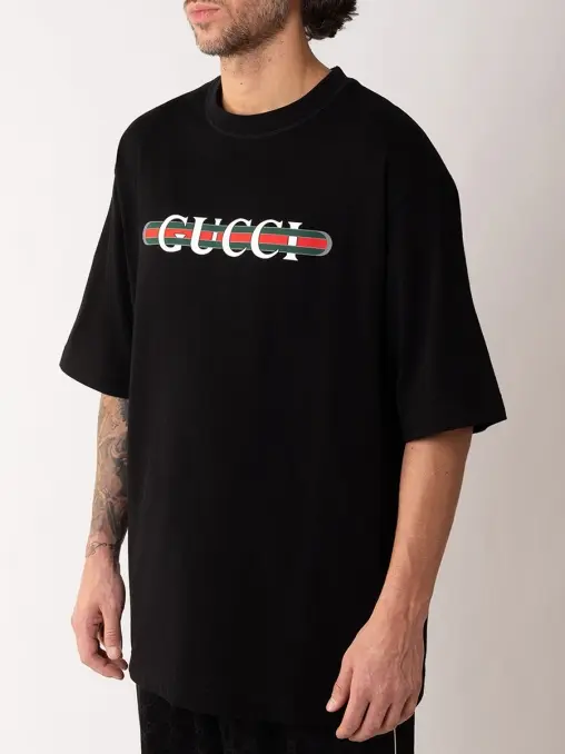 Футболка хлопковая GUCCI