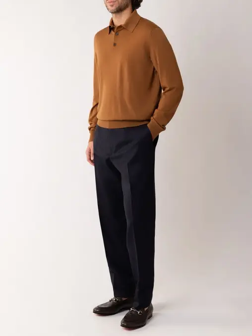 Поло шерстяное ZEGNA