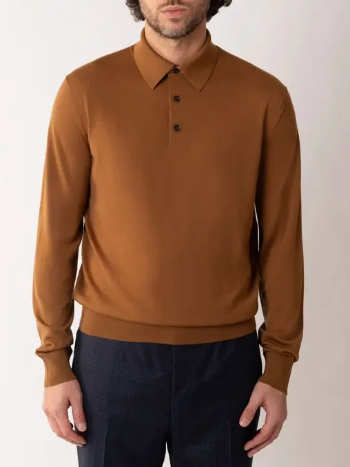 Поло шерстяное ZEGNA