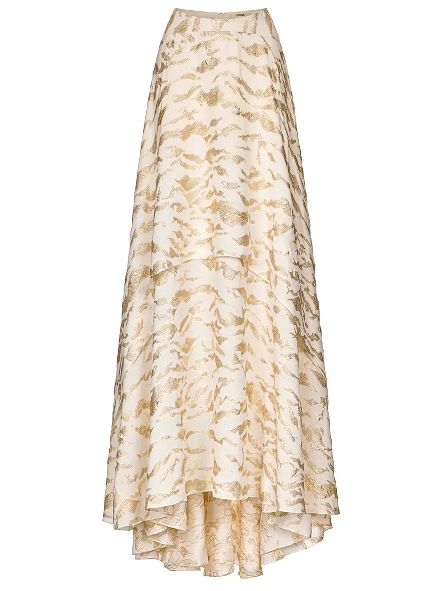 Юбка шелковая