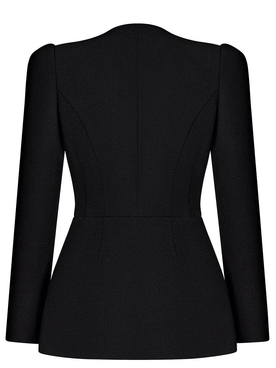 Жакет шерстяной