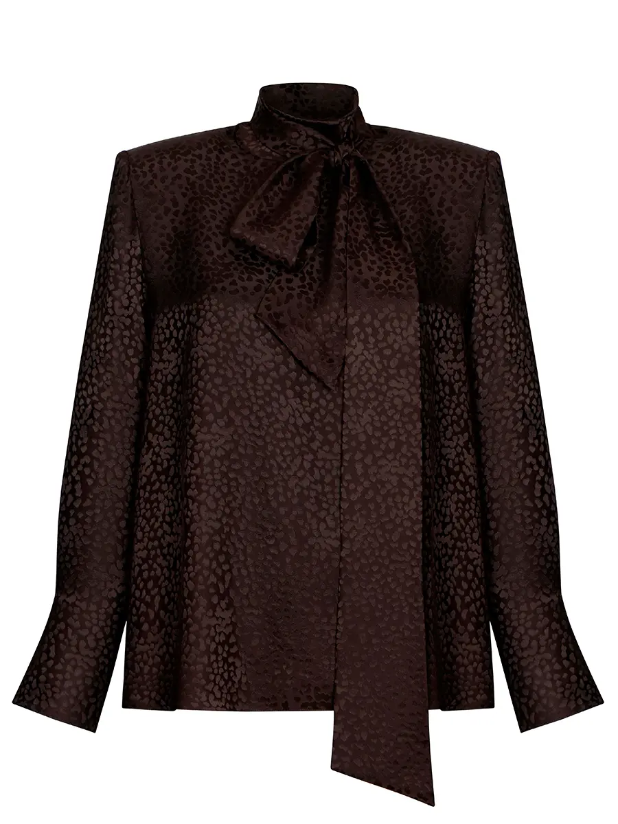 Блуза шелковая